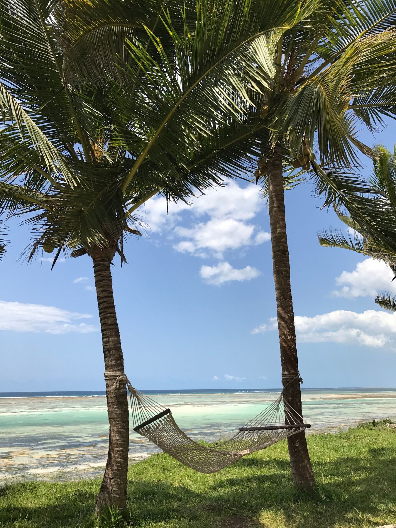 White sand and warm Indian Ocean water